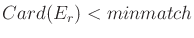 $Card(E_r) < minmatch$