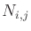 $N_{i,j}$