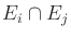 $E_i \cap E_j$